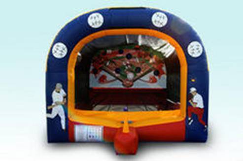 inflatable baseball batting game